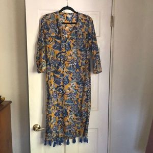 Cotton Floral Print Jcrew Coverup